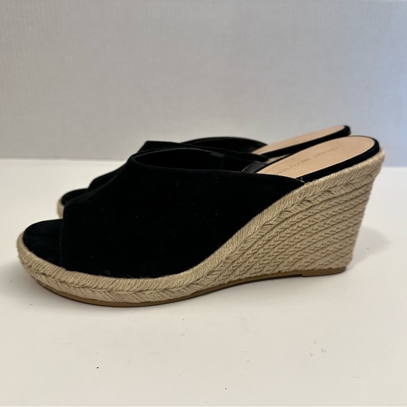 Stuart Weitzman Wonda Espadrille Wedge Sandal Suede 9.0B $398 Worn Once! - Picture 3 of 12